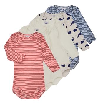 Petit Bateau  BODY US ML BALEINE PACK X5  Pyžamá Viacfarebná