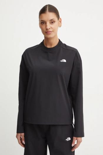 Mikina The North Face Woven dámska, čierna farba, jednofarebná, NF0A89H2JK31