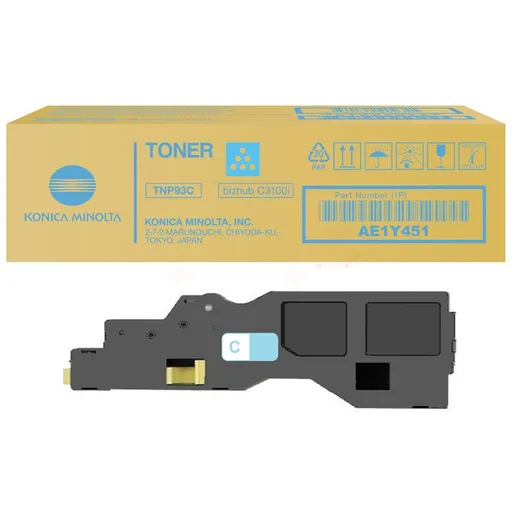 KONICA MINOLTA TNP-93 C - originálny toner, azúrový, 4000 strán