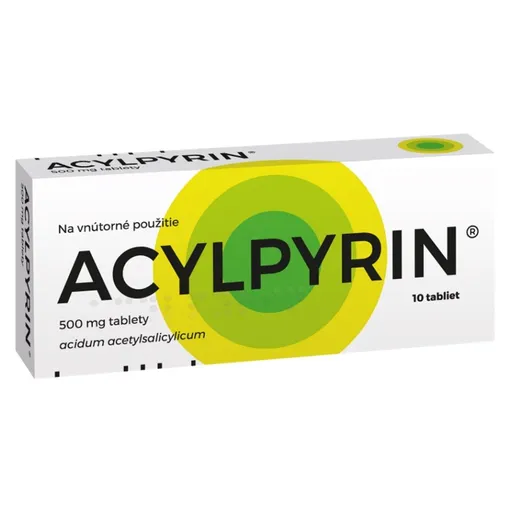 ACYLPYRIN 500 mg 10 tabliet