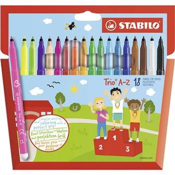 Stabilo Fixy Trio A-Z 18 ks (4006381355650)