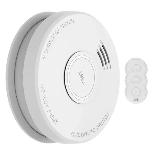 SHD by oneConcept Detektor dymu DOF19, plast, výstražný signál: 85 dB, 9V na batérie