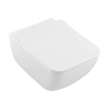VILLEROY & BOCH - Venticello Závesné WC s doskou SoftClosing, DirectFlush, alpská biela 4611RL01