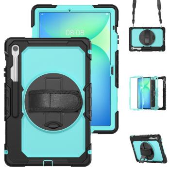 SOLID 360 Odolný obal pre Samsung Galaxy Tab S10 FE+ svetlomodrý