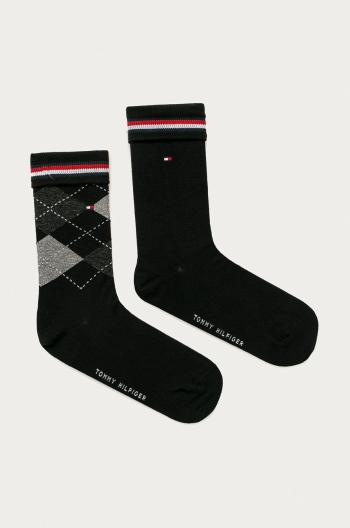 Ponožky Tommy Hilfiger pánske, čierna farba, 100001495