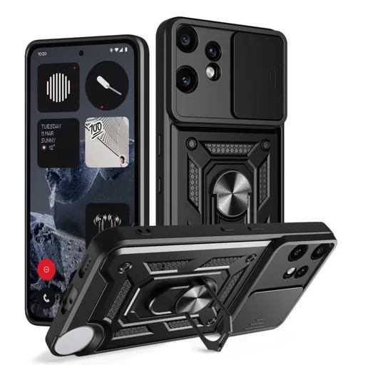 RING CAMERA Kryt s držiakom pre CMF Phone 2 Pro čierny