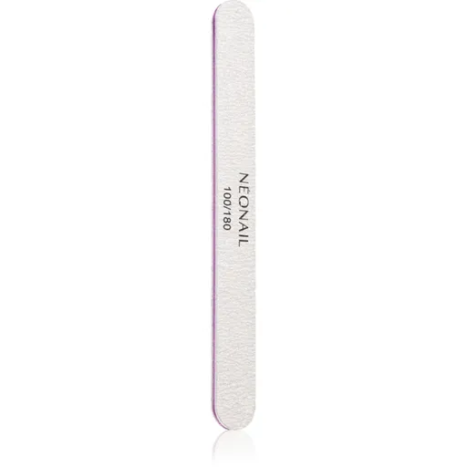 NEONAIL Nail File Straight pilník na nechty 100/180 1 ks