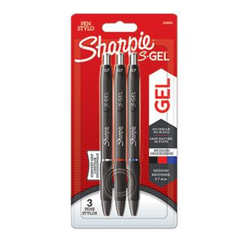 Sharpie 2136596, gélové pero S-Gel, mix farieb, 3ks, 0.7mm