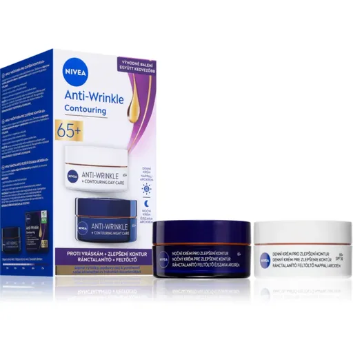NIVEA Anti-Wrinkle Contouring výhodné balenie pre vyhladenie kontúr 65+