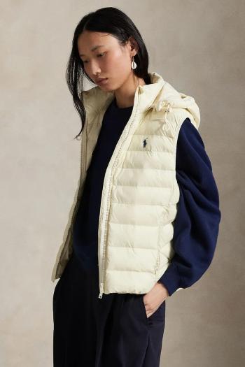 Vesta Polo Ralph Lauren dámska, hnedá farba, zimná, 211958935