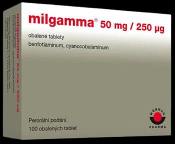 MILGAMMA 50 mg/250 µg 100 tabliet