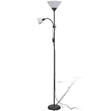 Stojací lampa černá