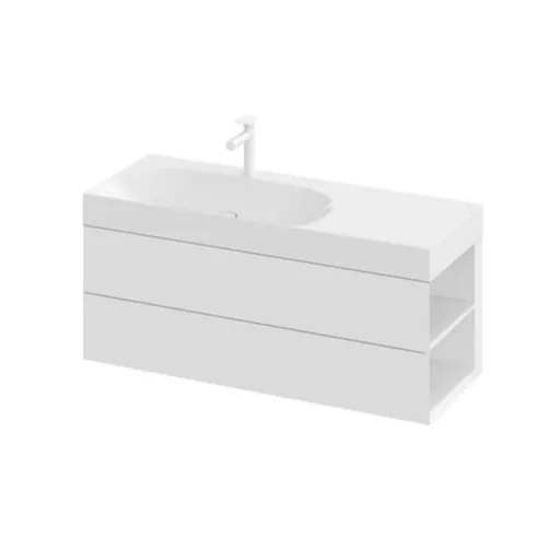 Ravak Lite skrinka pod umývadlo bez umývadla 120x43x45 cm biela X000001891