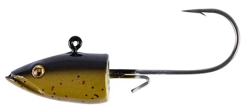 Fox rage jigová hlavička eel head green pumpkin - 4 ks 14 g 2/0