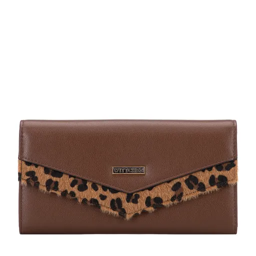 Dámska peňaženka Wittchen z ekokože s trojuholníkovou chlopňou 95-1Y-529-4