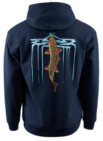 Grundéns mikina riser hoodie dark navy - xxl