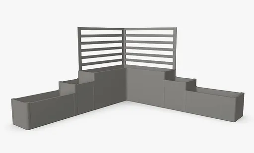 Biohort Kvetinový kvetináč systém DaVinci verzia 1 (sivá kremeň metalíza)