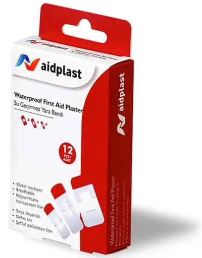 Aidplast Vodeodolná náplasť rôzne tvary 12ks