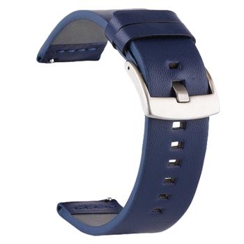 LEATHER Kožený remienok pre Suunto 9 / Suunto 7 modrý