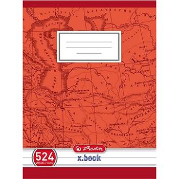 HERLITZ A5, 20 listov, bezdrevný, mix typov – balenie 5 ks (60078043)
