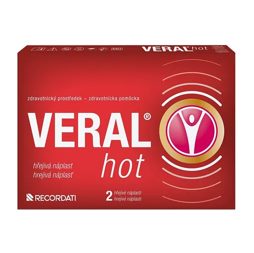 Veral Hot hrejivá náplasť 2 kusy