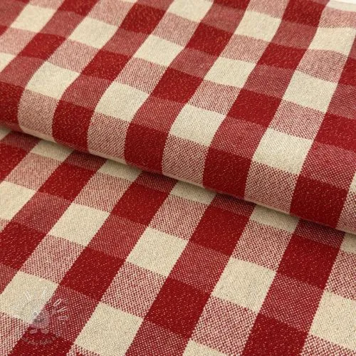 Dekoračná látka Celestin LUREX rouge