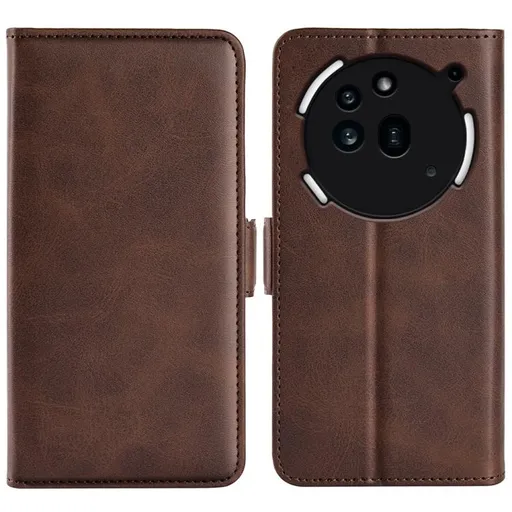 SIDE Peňaženkové puzdro pre Nothing Phone (3a) Pro tmavohnedé