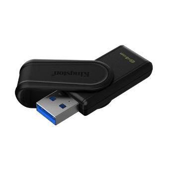 Kingston pendrive 64gb, dt exodia s usb 3.2 gen 1 (fekete) DTXS/64GB