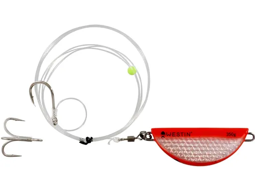 Westin náväzec halibut anti twist rig orange flash - 550 g