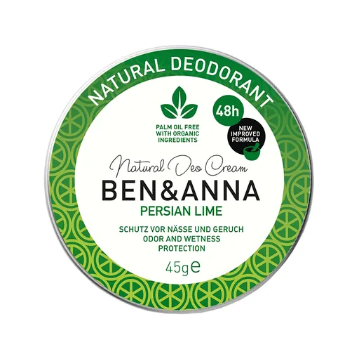 BEN&ANNA Tuhý dezodorant v tégliku Perzská limetka 45 g