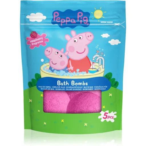 Peppa Pig Bath Bombs šumivá guľa do kúpeľa 5x50 g