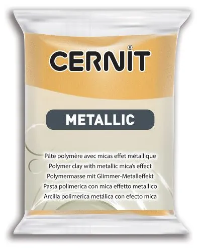 CERNIT METALLIC - Modelovacia hmota s metalickým efektom 870056050 - zlatá 56 g