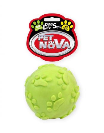 Pet Nova TPR SOUNDBALL YELLOW hračka pre psy 6cm