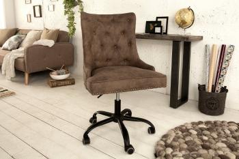 Chesterfield kancelárske kreslo KELEOS Dekorhome