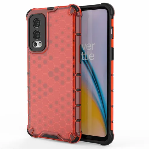 HONEYCOMB Ochranný kryt OnePlus Nord 2 5G červený