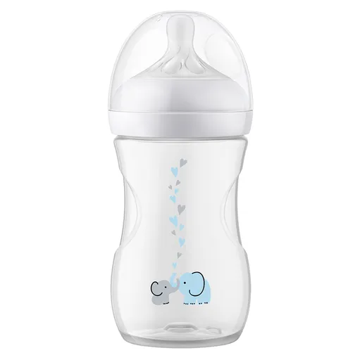PHILIPS AVENT Fľaša Natural Response s ventilom AirFree slon 260 ml 1m+