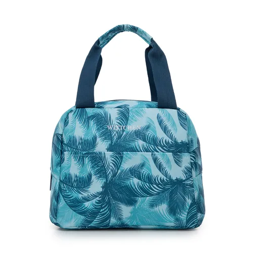 Obedová taška zaoblená tyrkysová 56-3-021-8PP