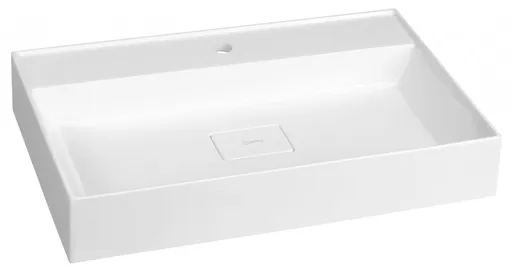 SAPHO - GODIVA umývadlo, liatý mramor, 68x44cm, biela GU068