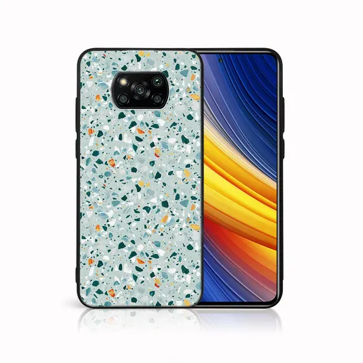 MY ART Ochranný kryt Xiaomi Poco X3 NFC / X3 Pro -BLUE TERRAZZO (164)