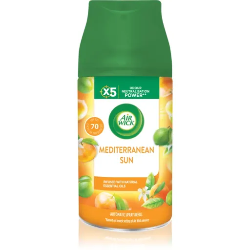 Air Wick Freshmatic Mediterranean Sun osviežovač vzduchu náhradná náplň 250 ml