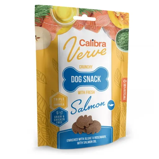 CALIBRA Verve Crunchy Snack Fresh Salmon maškrta z lososa pre psov 150 g