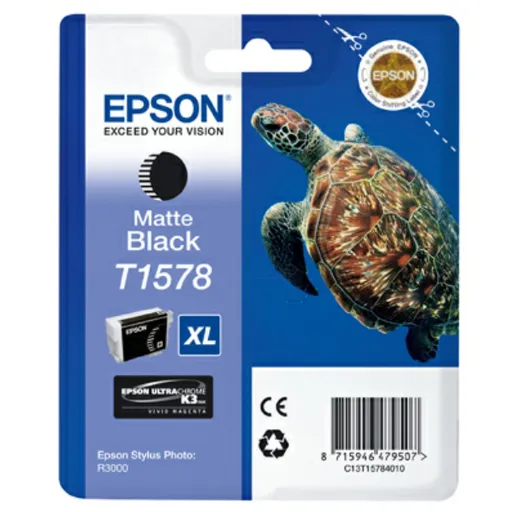 EPSON T1578 (C13T15784N10) - originálna cartridge, matne čierna, 25,9ml