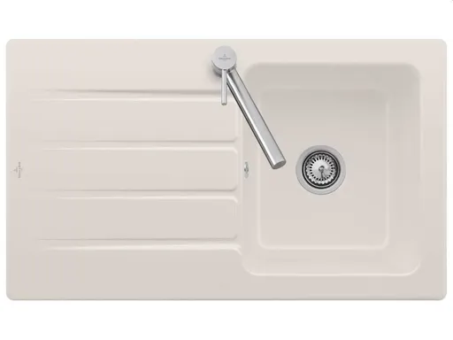 VILLEROY & BOCH VILLEROY & BOCH - Keramický drez Architectura 50 Cream nástavný 860 x 510 bez excentra 335001KR