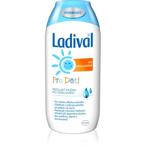 Ladival Pre Deti regeneračné mlieko po opaľovaní na detskú pokožku 200 ml