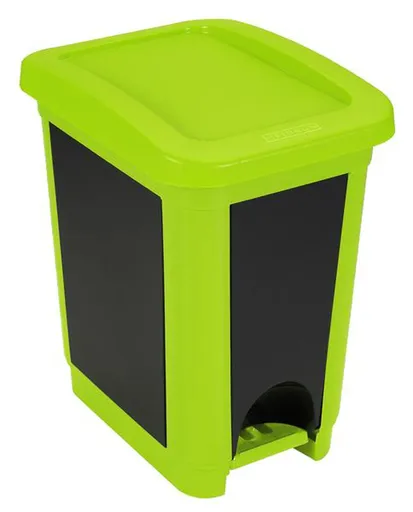 Plastový nášlapný kôš na odpadky HEIDRUN 20l MIX farieb