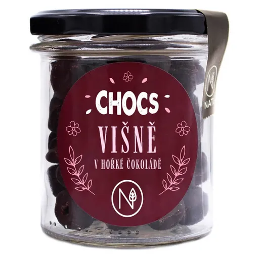 NATU Chocs višne v 60% horkej čokoláde 100 g