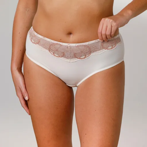 Súprava 2 maxi nohavičiek Pahala z dvojfarebnej čipky a mikrovlákna