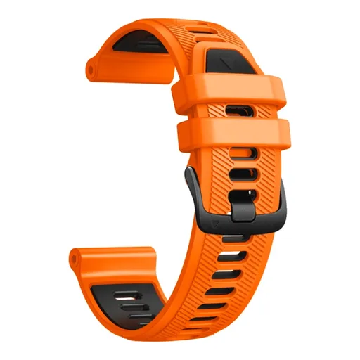 SPORTY Vymeniteľný silikónový remienok Garmin Forerunner 965 oranžový