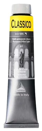 MAIMERI CLASSICO - Extra jemné olejové farby 111 - permanent yellow light, 0,2 L