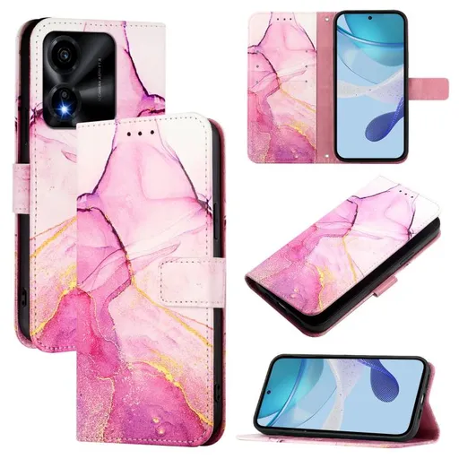 ART MARBLE Peňaženkový kryt pre Honor X5c Plus PINK